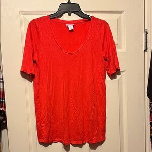 Motherhood Maternity Scoop Neck Short Sleeve Shirt- Size M